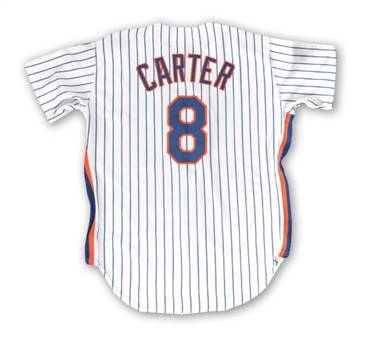 Gary Carter Signed & Inscribed New York Mets Jersey